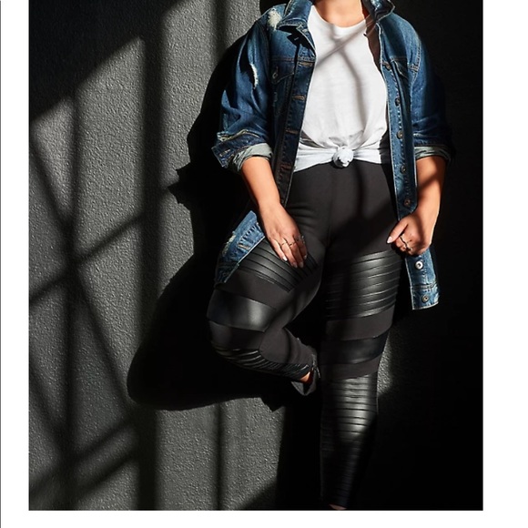 Torrid PLATINUM LEGGING – MOTO FAUX LEATHER - Picture 5 of 5